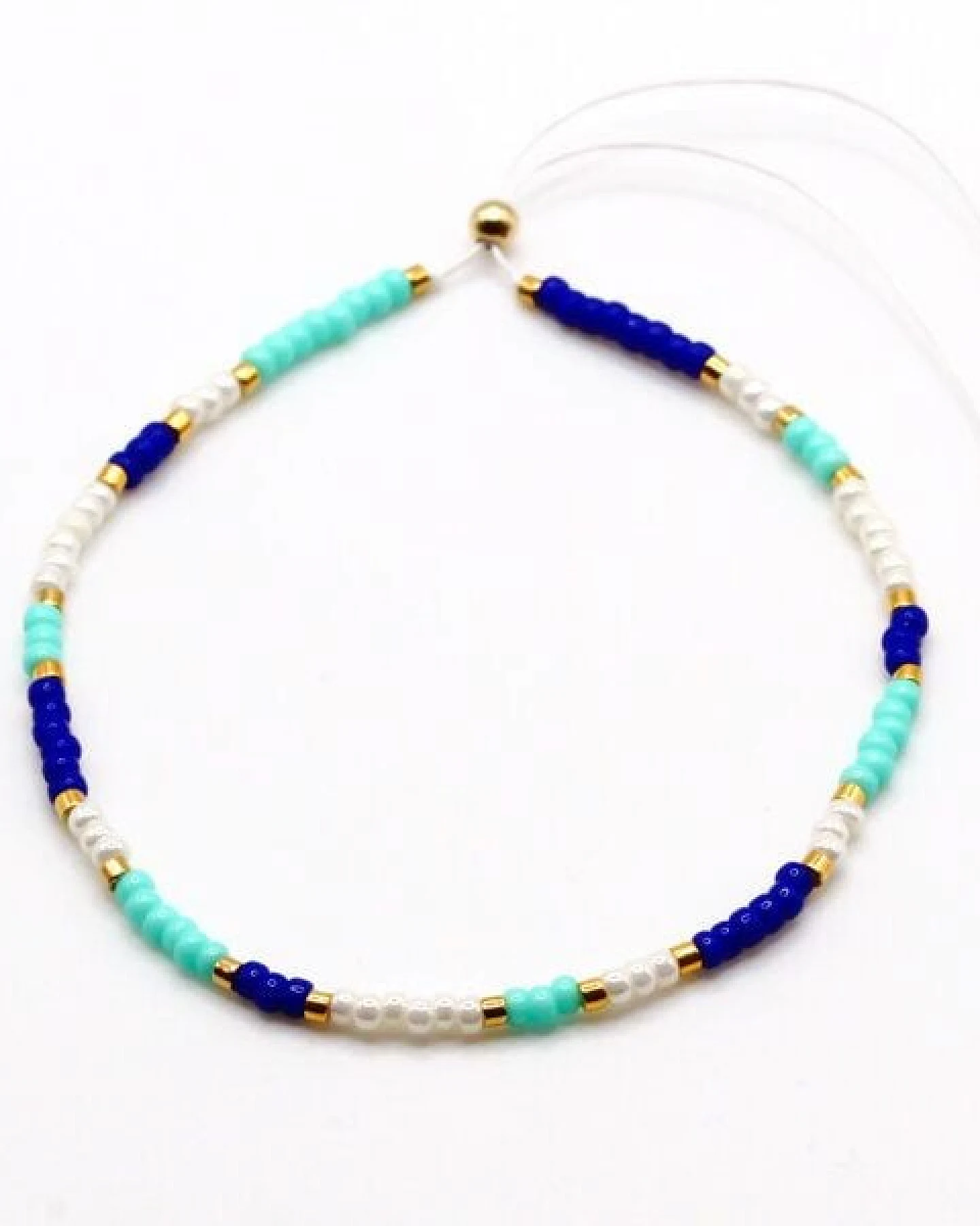 juni Blaues Armband-Set "Thalassa" - handgemacht in Deutschland – Ansicht 4