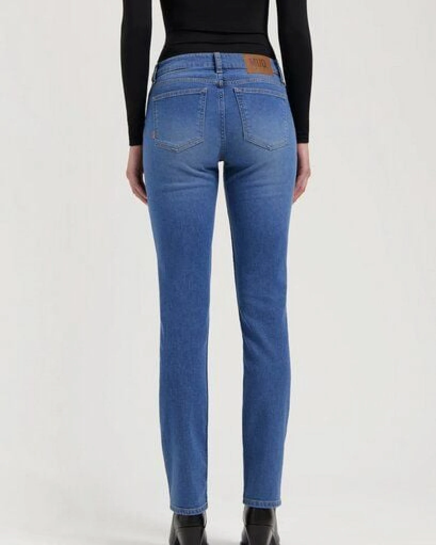 MUD Jeans Jeans Slim LOGAN High Fit aus einem Baumwolle / Tencel Mix – Ansicht 3