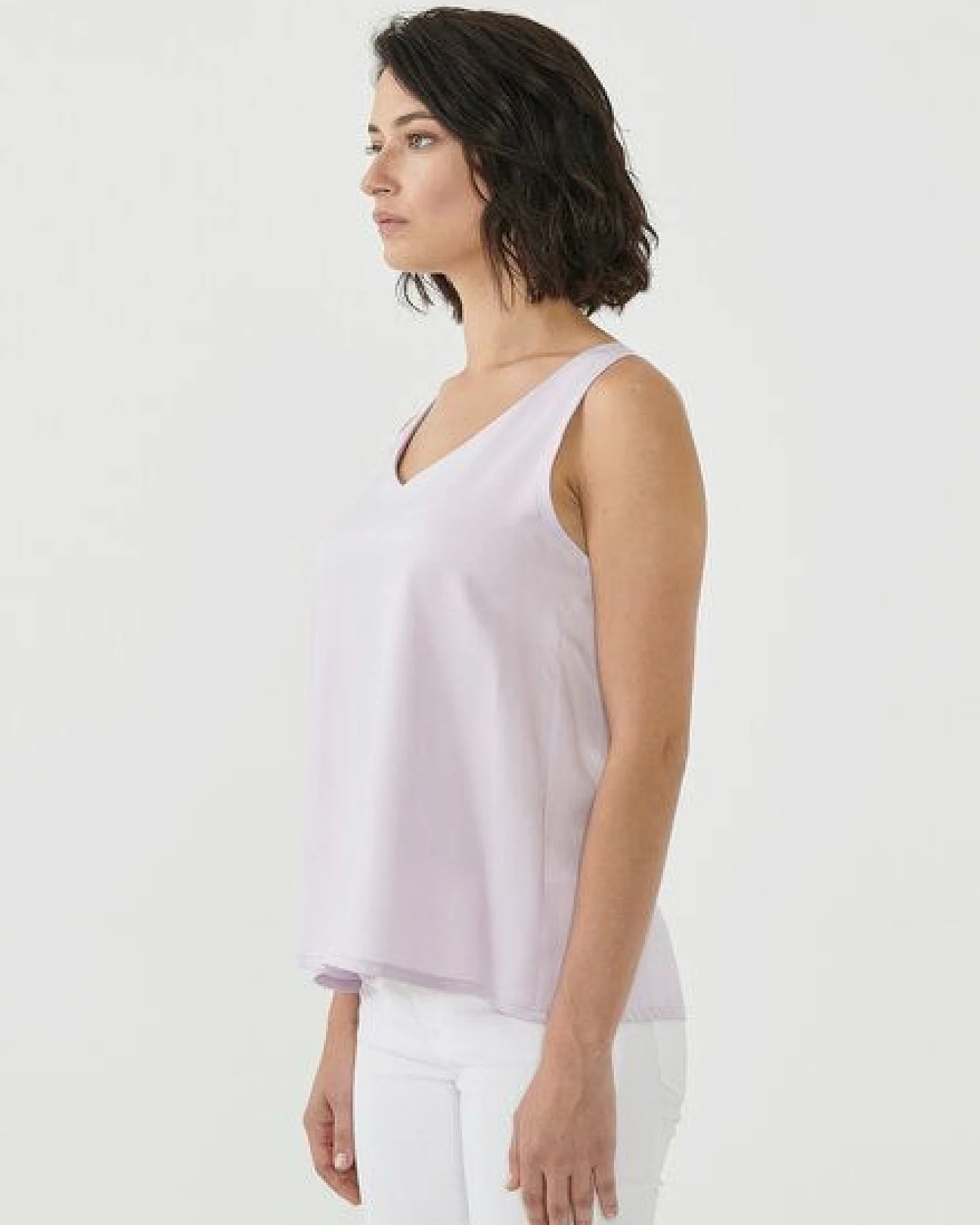 ORGANICATION Ärmellose Bluse aus TENCEL Lyocell – Ansicht 3