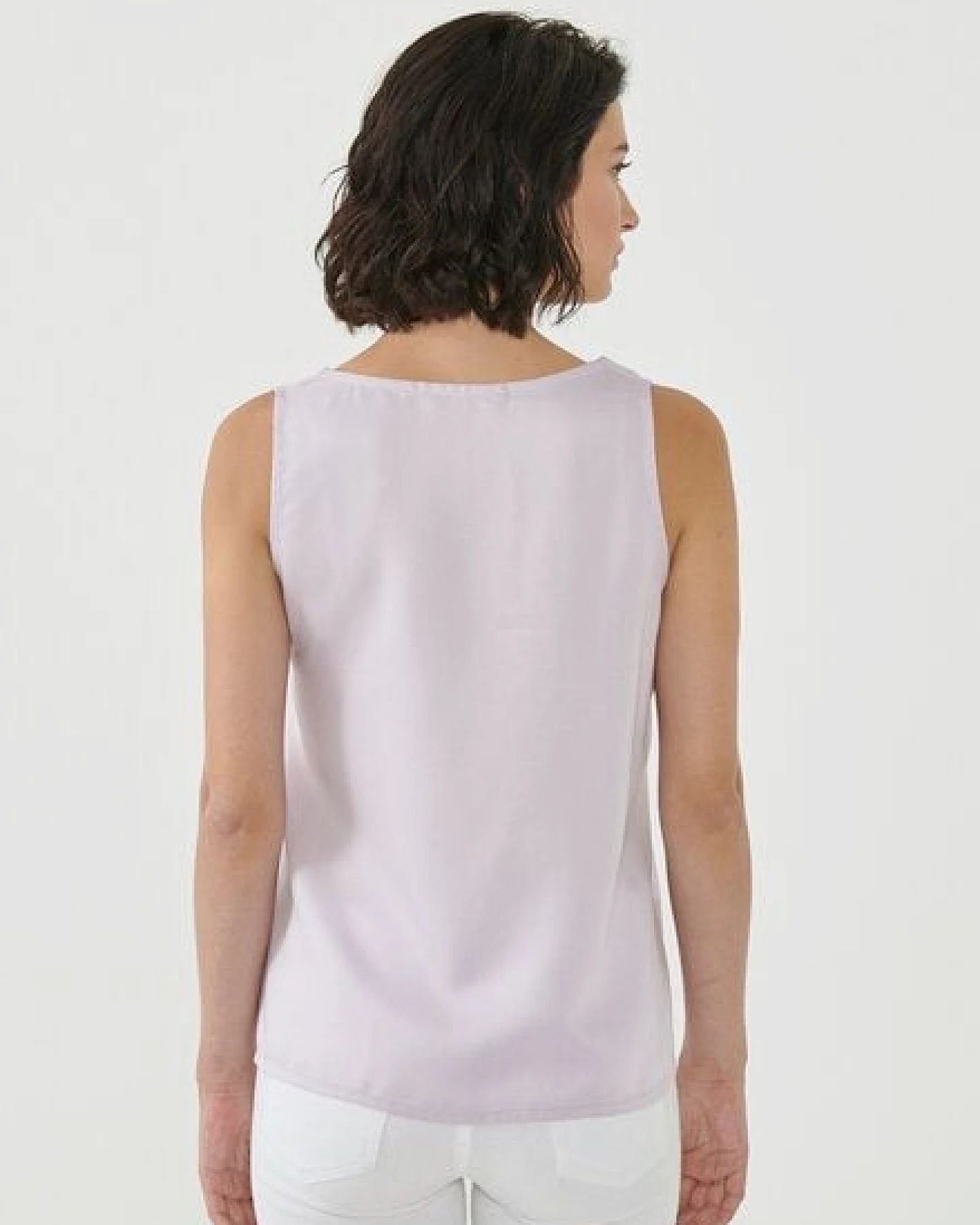 ORGANICATION Ärmellose Bluse aus TENCEL Lyocell – Ansicht 4