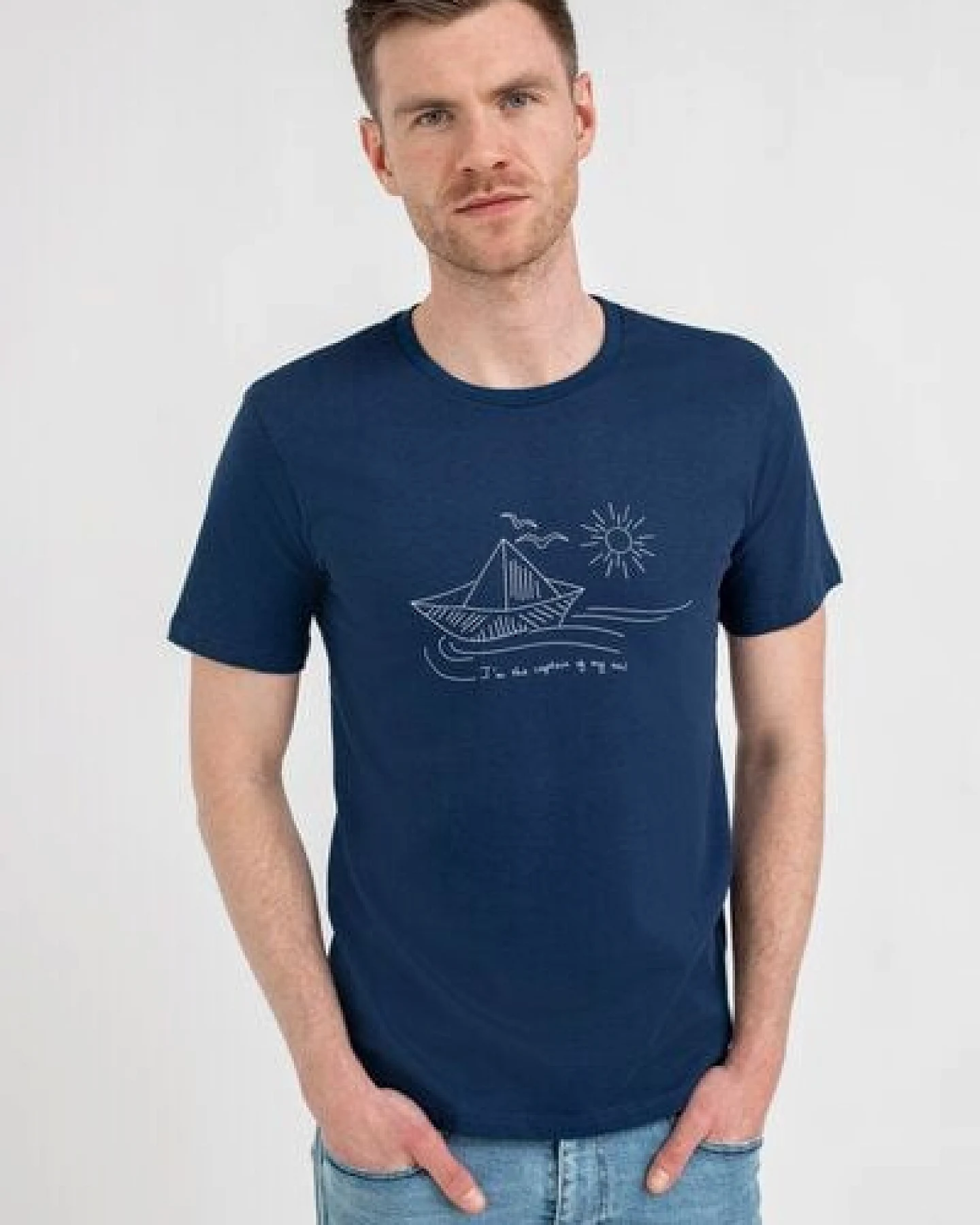 Brandless Basic Bio T-Shirt (men) Nr.3 GOTS Sailor – Ansicht 3