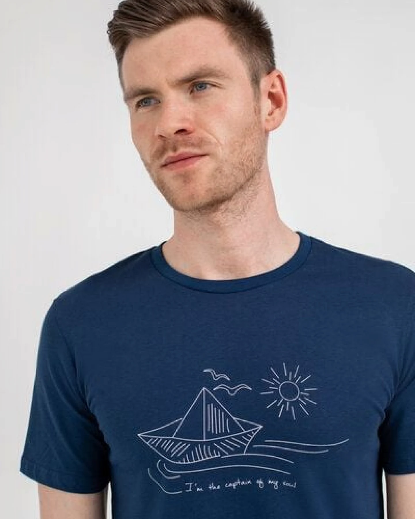 Brandless Basic Bio T-Shirt (men) Nr.3 GOTS Sailor – Ansicht 4