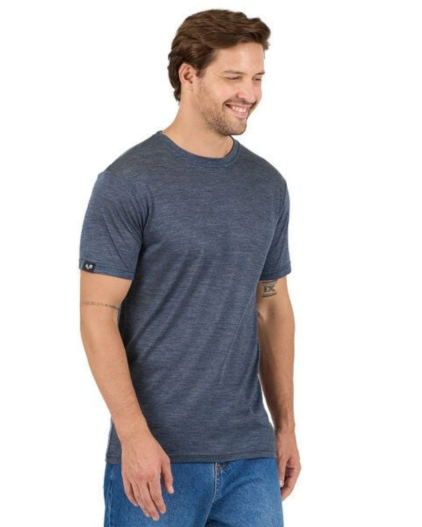 Woolona Lyocell & Merinowolle T-Shirt - TERRA 50/50 – Ansicht 4