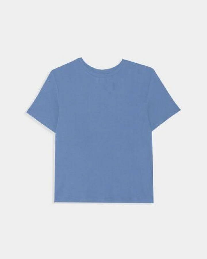 amt.studio "Lula" T-Shirt in Rip aus sehr weichem Modal