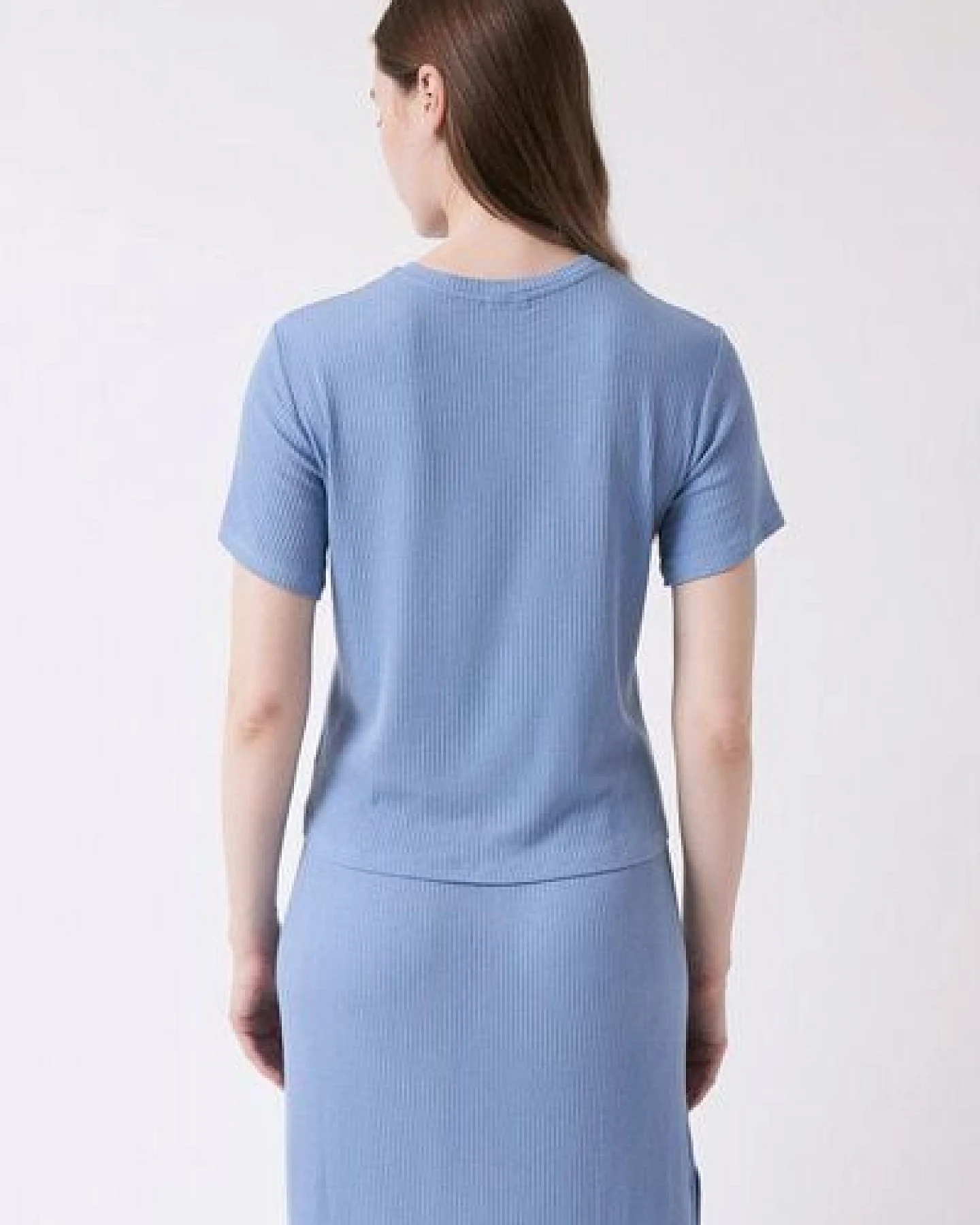 amt.studio "Lula" T-Shirt in Rip aus sehr weichem Modal – Ansicht 3