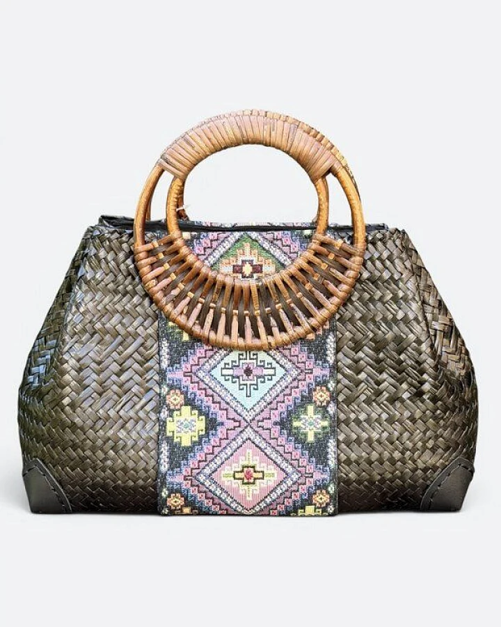 Der Lindwurm Handtasche Adèle aus Seggengras