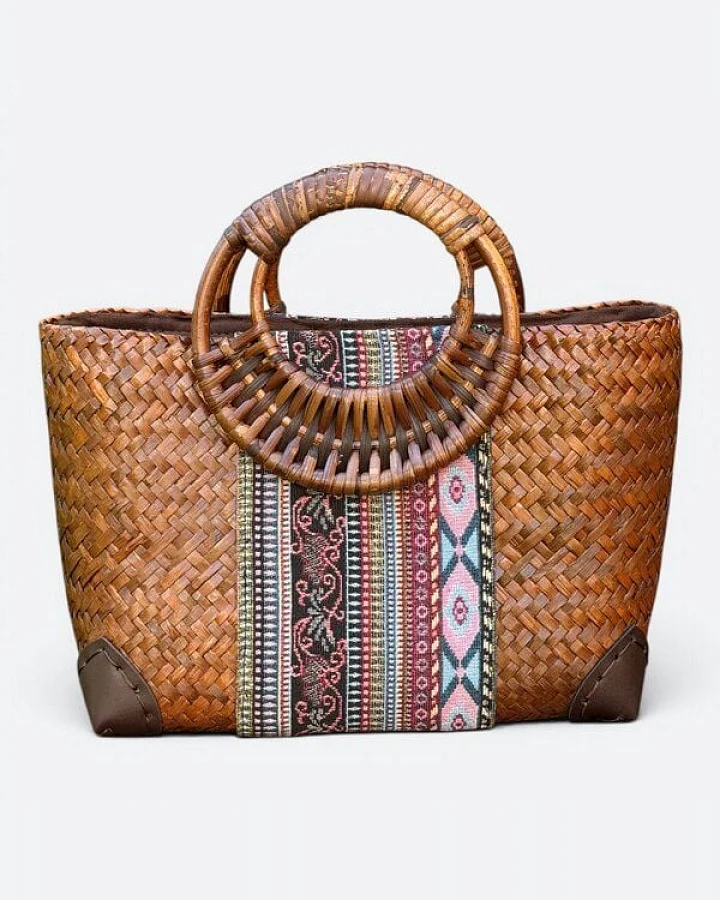 Der Lindwurm Handtasche Adèle aus Seggengras