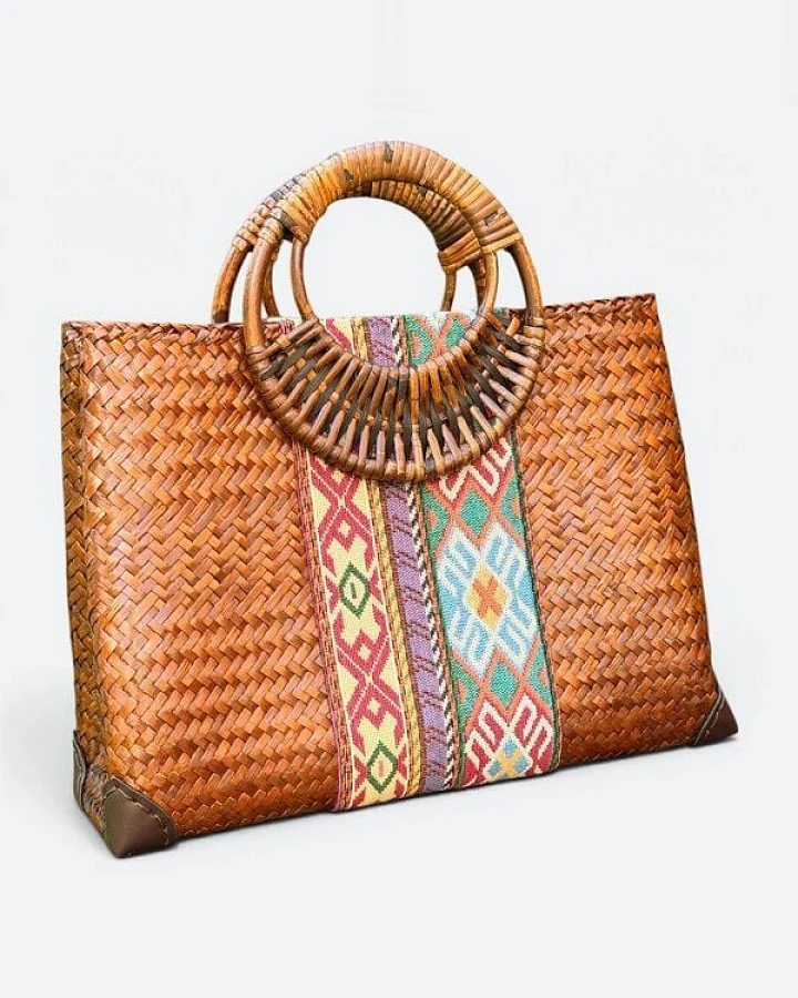 Der Lindwurm Handtasche Adèle aus Seggengras