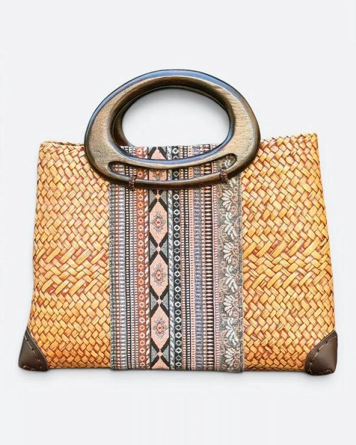 Der Lindwurm Handtasche Adèle aus Seggengras