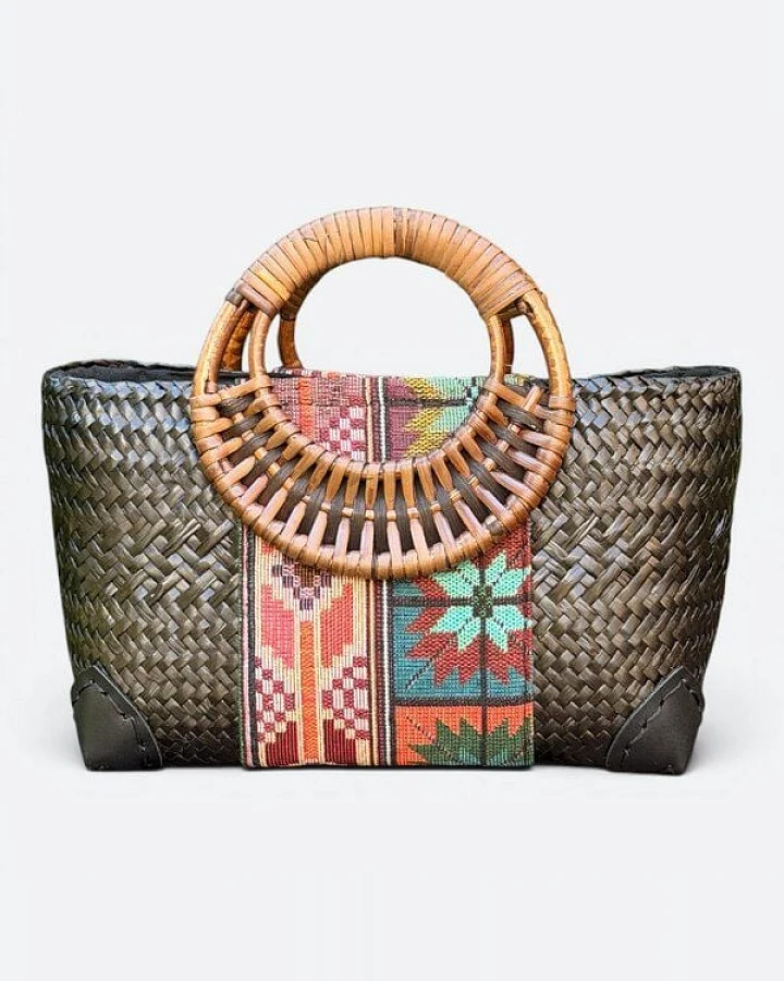Der Lindwurm Handtasche Adèle aus Seggengras