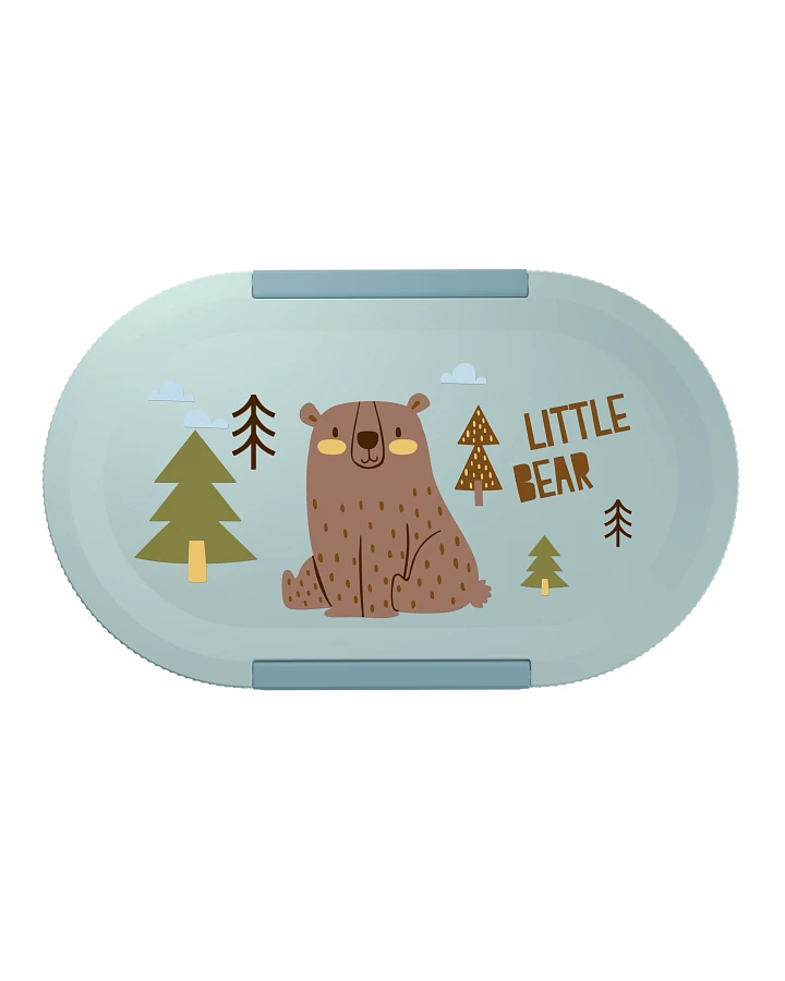 Lunchbox LUMO Kids Lunchbox Brown Bear 0.8 L