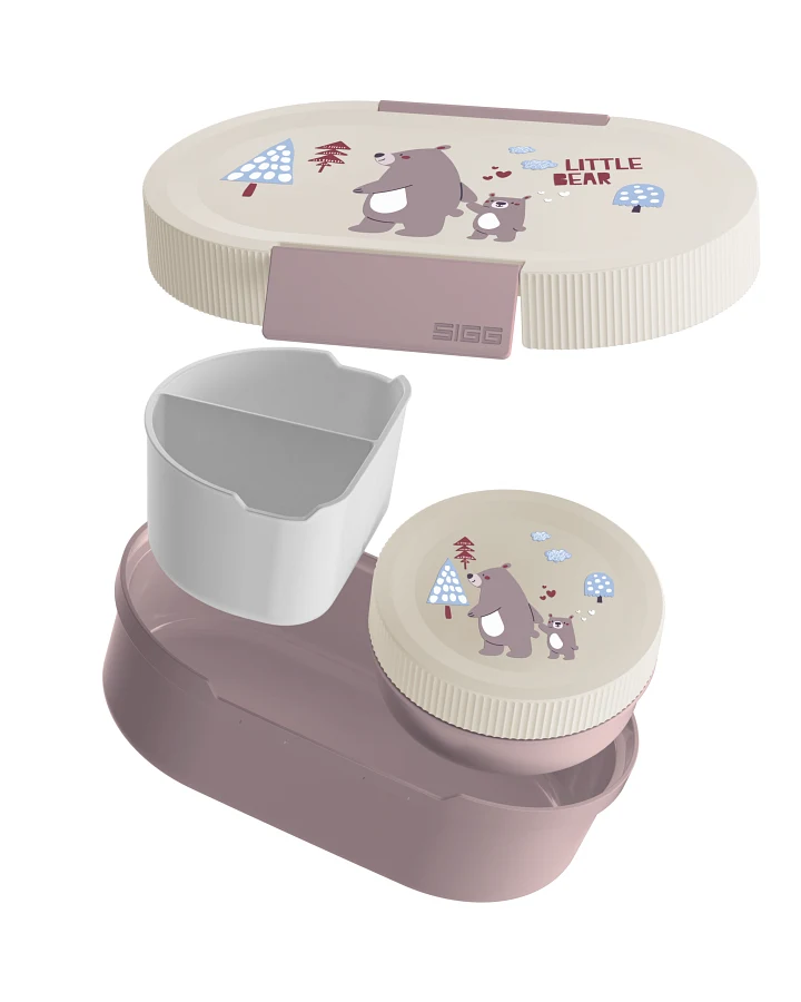 Lunchbox LUMO Kids Lunchbox Plus Bear Family 0.8 L
