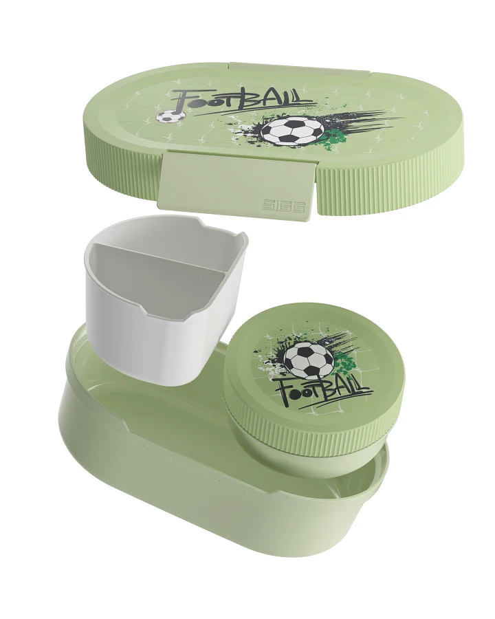 Lunchbox LUMO Kids Lunchbox Plus Football Splash 0.8 L
