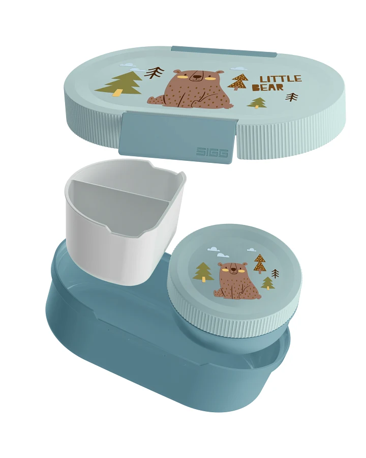 Lunchbox LUMO Kids Lunchbox Plus Brown Bear 0.8 L