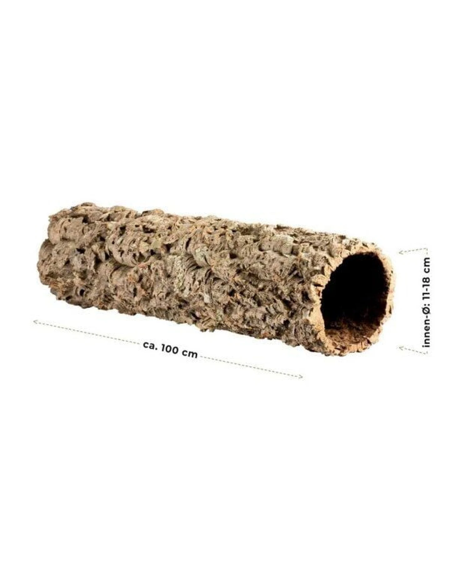 Kork-Deko 100 cm lange XXL Korkröhre, schmal ⌀ = 11-18 cm – Ansicht 2