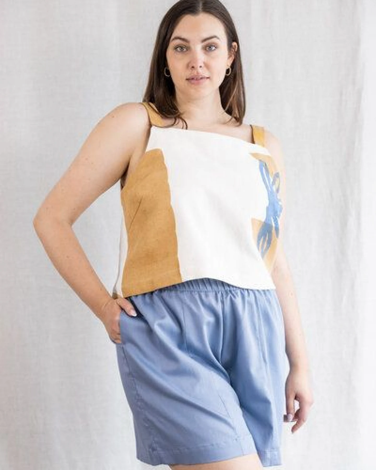Jyoti - Fair Works Bio-Baumwoll Shorts Sitaar – Ansicht 2