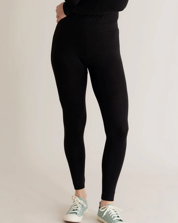 KOMODO Damen vegan Legging Sylvie Schwarz