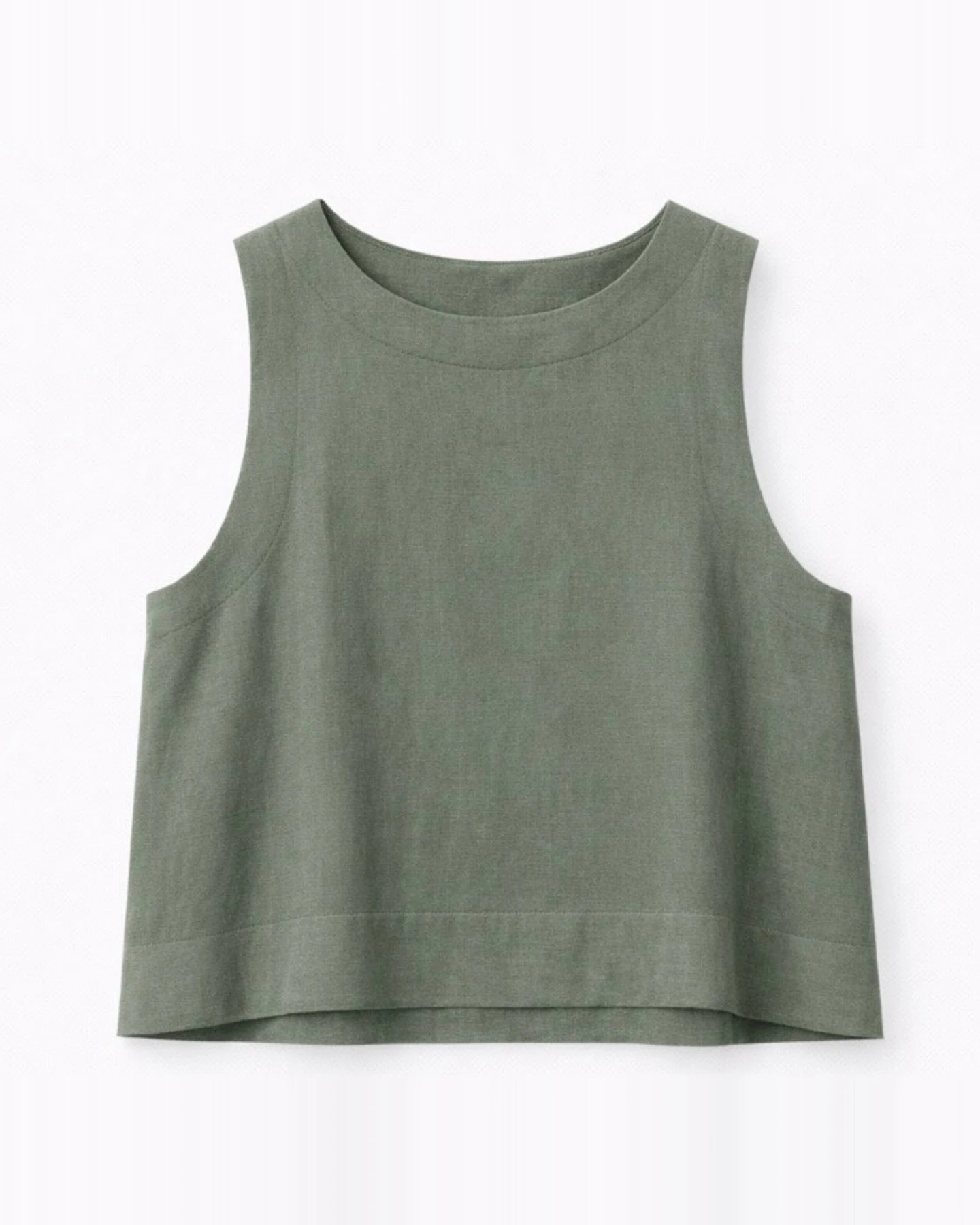 Movesgood Damen vegan Tank Top Nory Soft Khaki – Ansicht 2