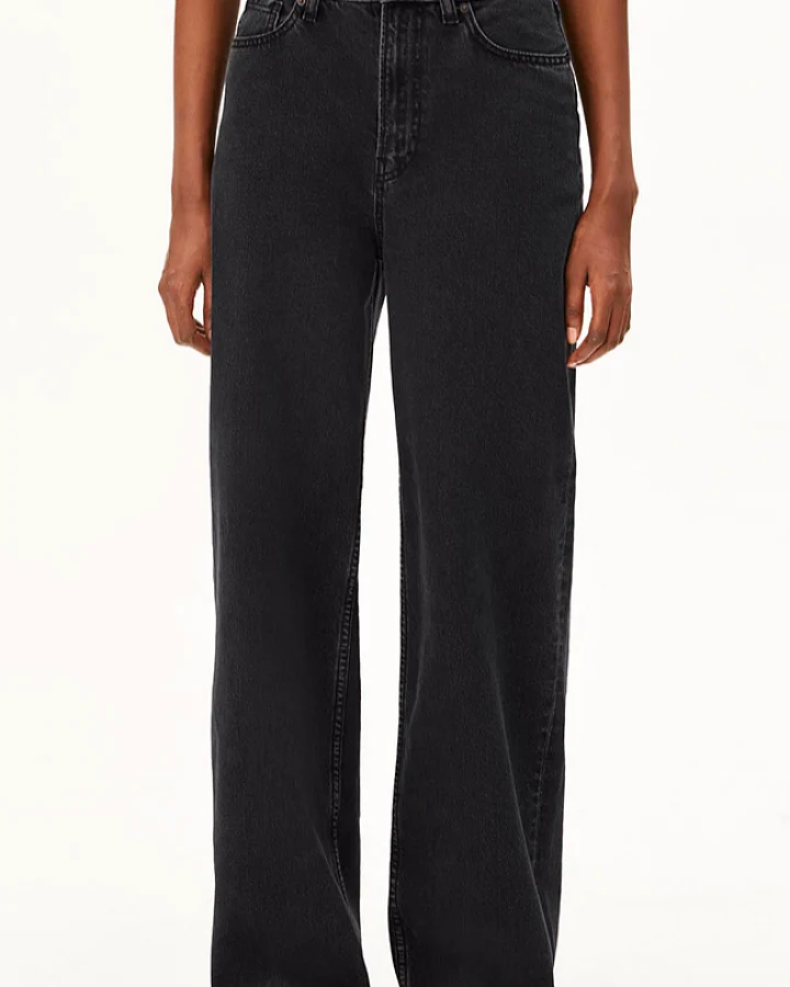 ARMEDANGELS Damen vegan Jeans Enijaa Ebony Black