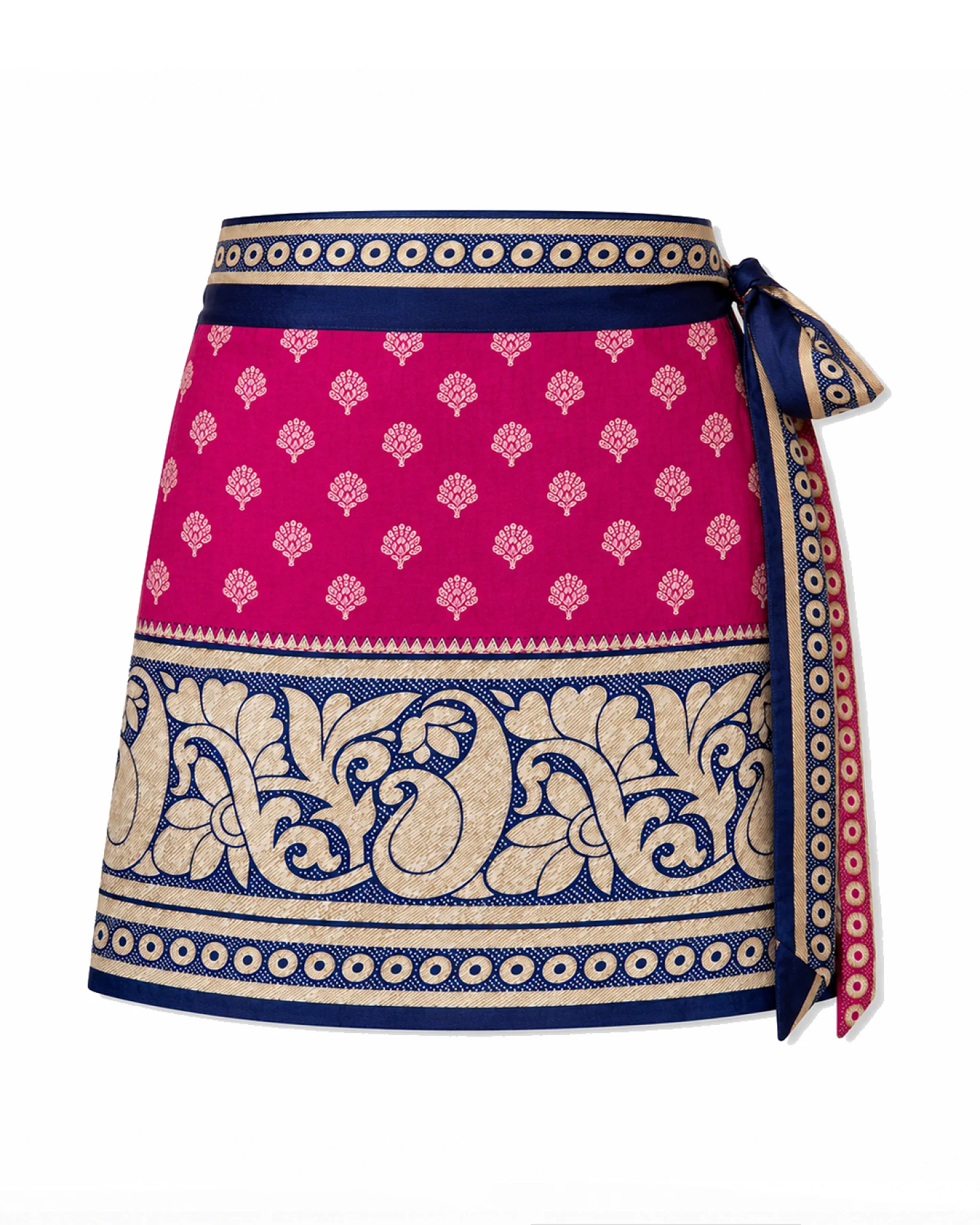 el.résidu Damen vegan Rock Amira Rosa/Lila – Ansicht 2