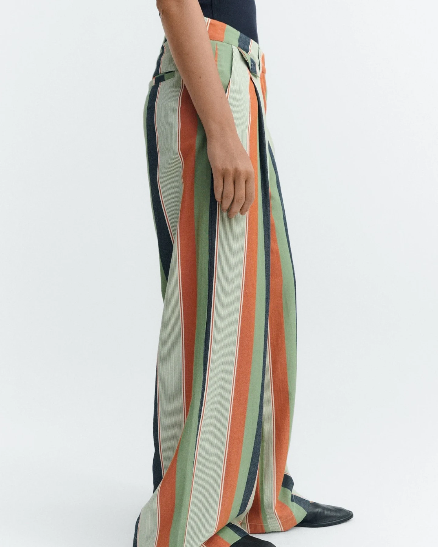 Hose Pat Quick Stripes Grün – Ansicht 2