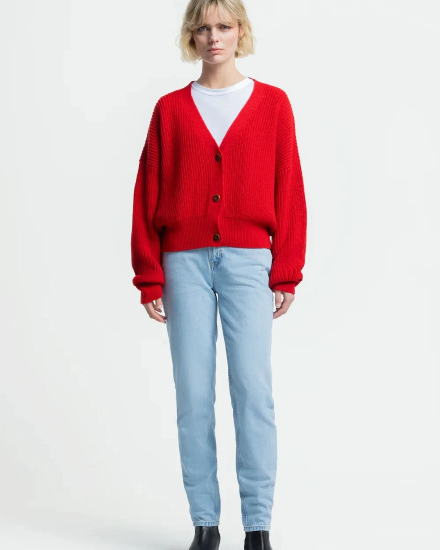 Jeans Caroline Cropped Blue Reef Super Light Used – Ansicht 4
