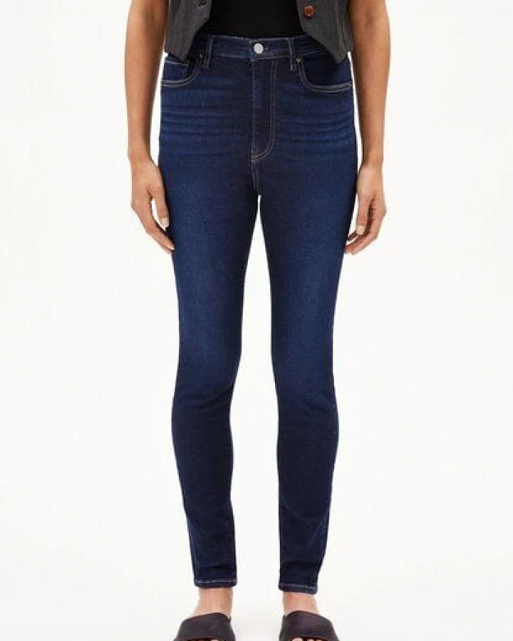 ARMEDANGELS INGAA Damen Skinny Jeans High Waist Bio-Baumwoll Mix X-Stretch