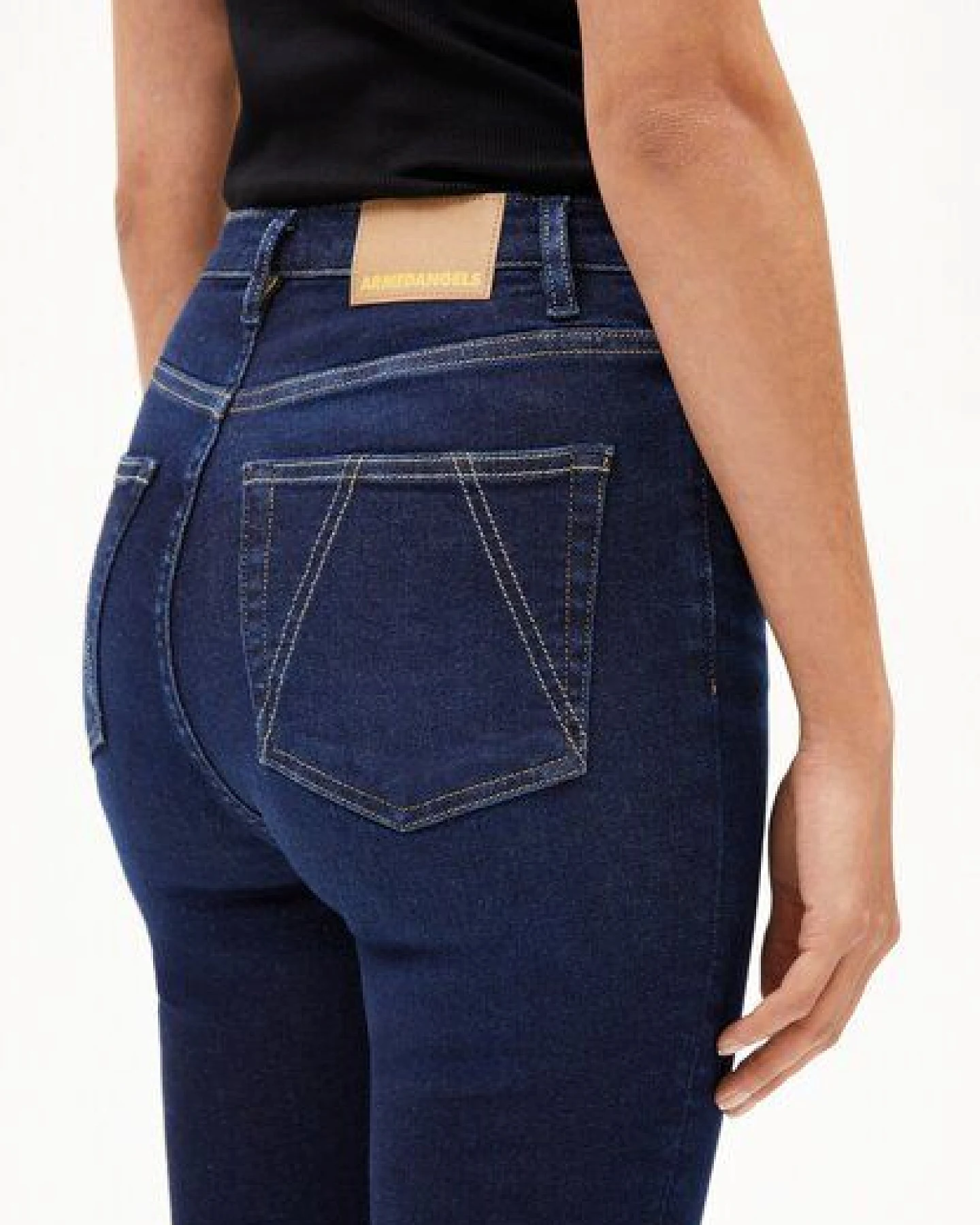 ARMEDANGELS INGAA Damen Skinny Jeans High Waist Bio-Baumwoll Mix X-Stretch – Ansicht 3