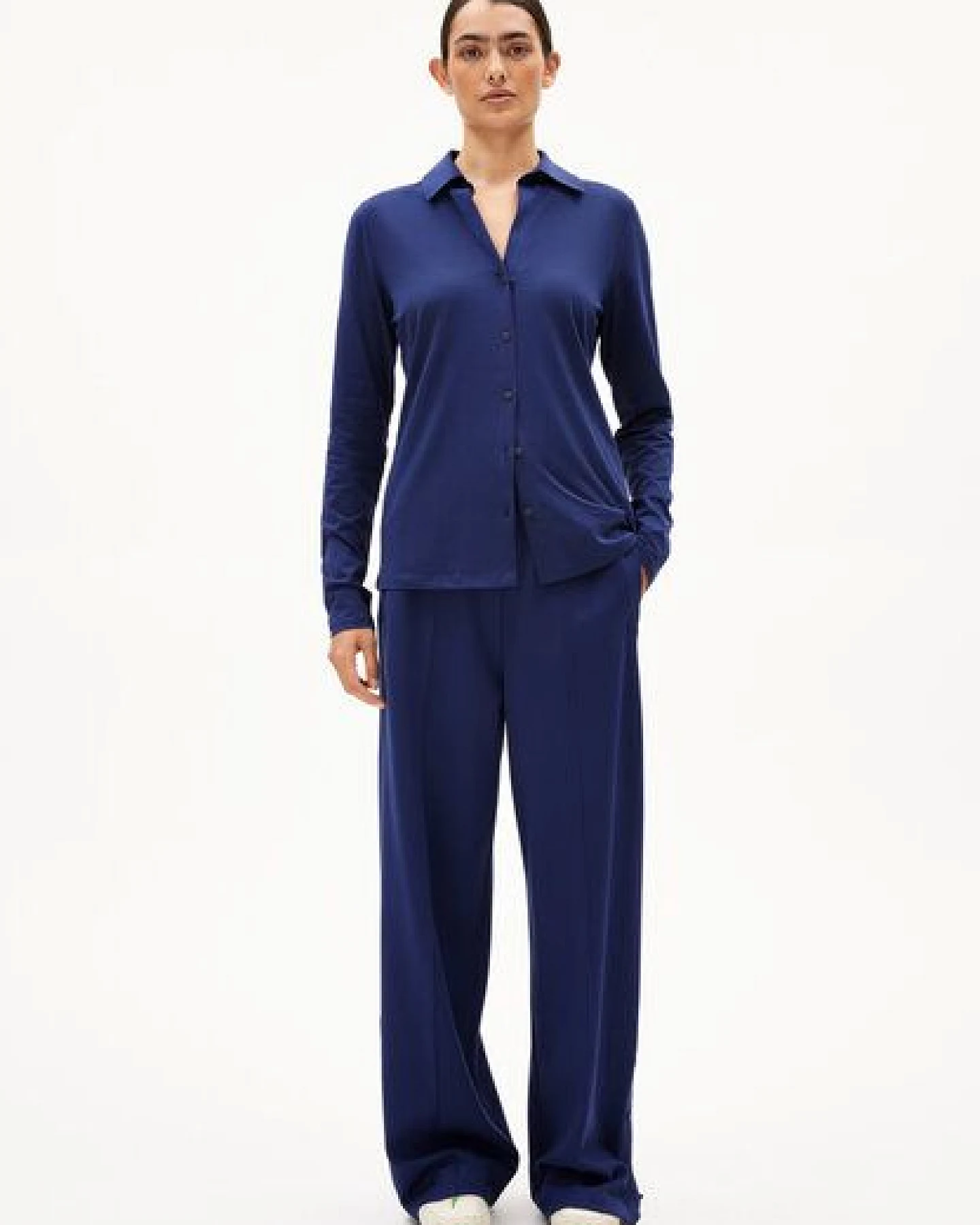 ARMEDANGELS NALAANNIA Damen Bluse aus Bio-Baumwoll Mix – Ansicht 4