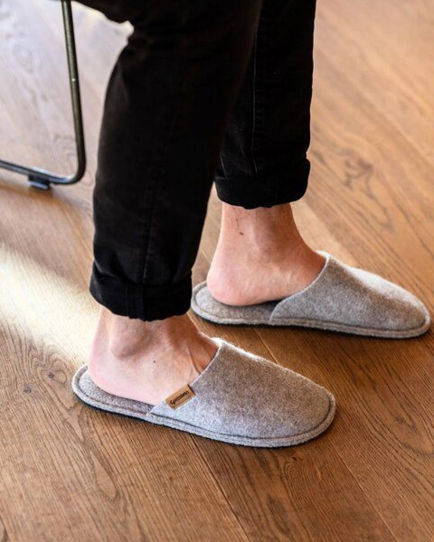 Gottstein Filz-Pantoffel Cozy aus 100% Alpaka-Wolle - Nachhaltig produziert in Tirol – Ansicht 4