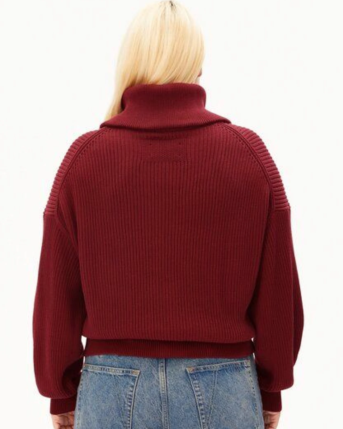 ARMEDANGELS VANISÉ RIB Damen Strickpullover aus 100% Bio-Baumwolle – Ansicht 2