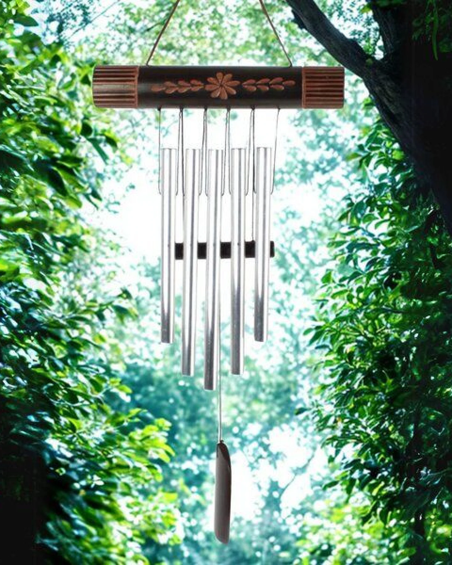 El Puente Windspiel "Blüten und Blätter" – Ansicht 2