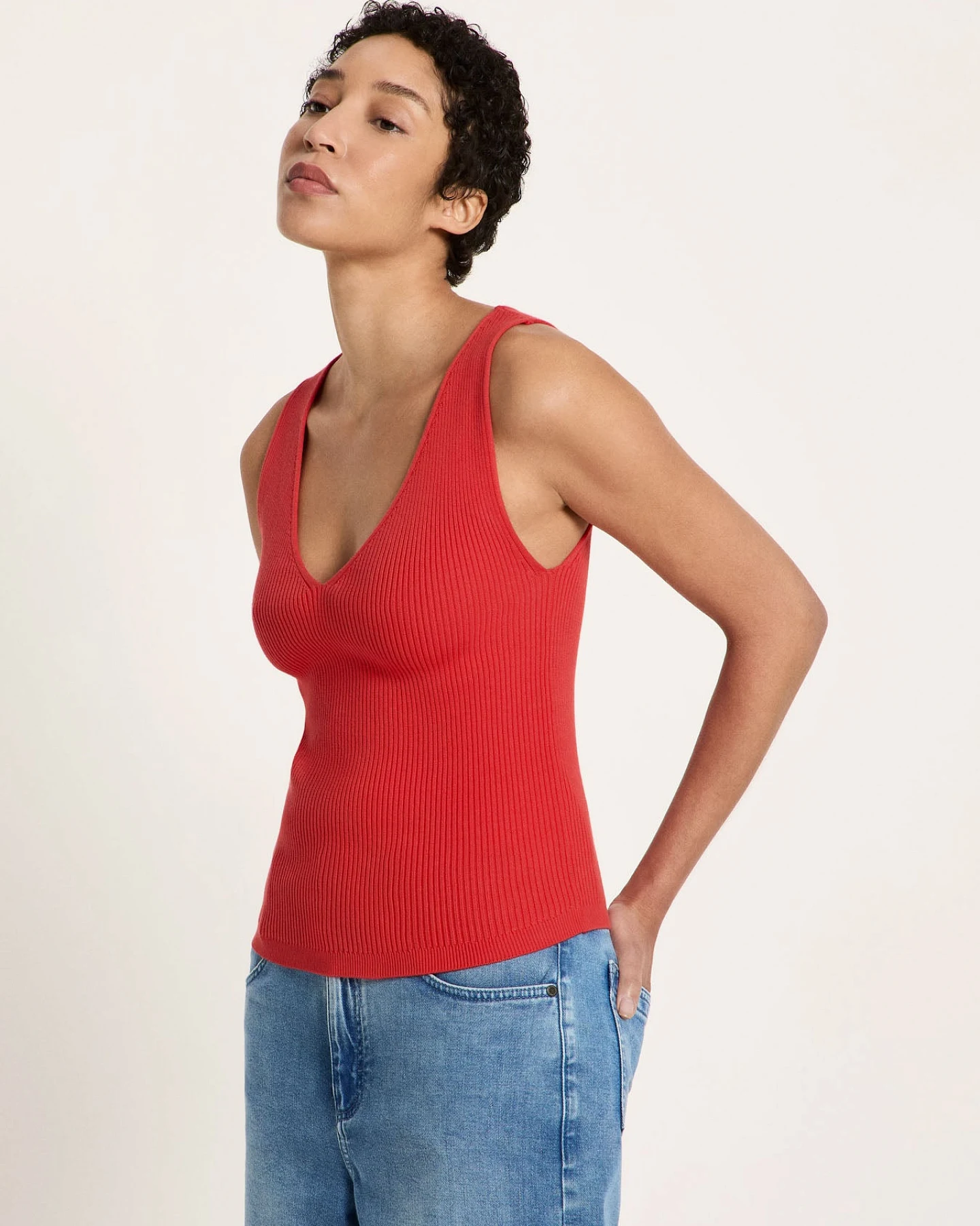 Rippenstrick Top (GOTS) – Ansicht 2