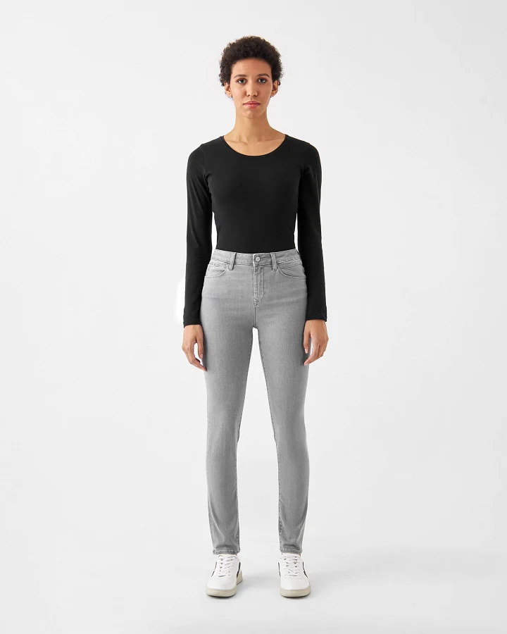 SUN UP Skinny Powerstretch - Basic - Silver Denim