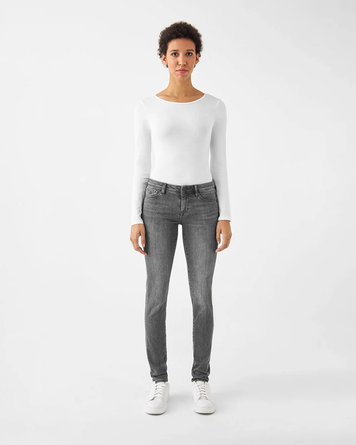MID SUN Slim Comfortstretch - Basic - Medium Grey