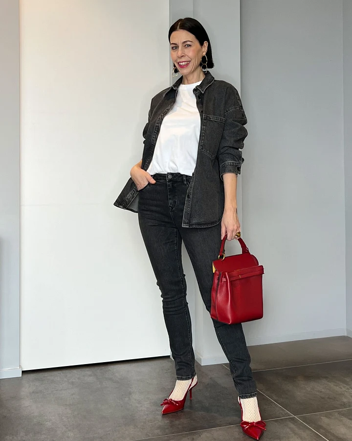 SUN UP Skinny Powerstretch - Basic - Black Denim