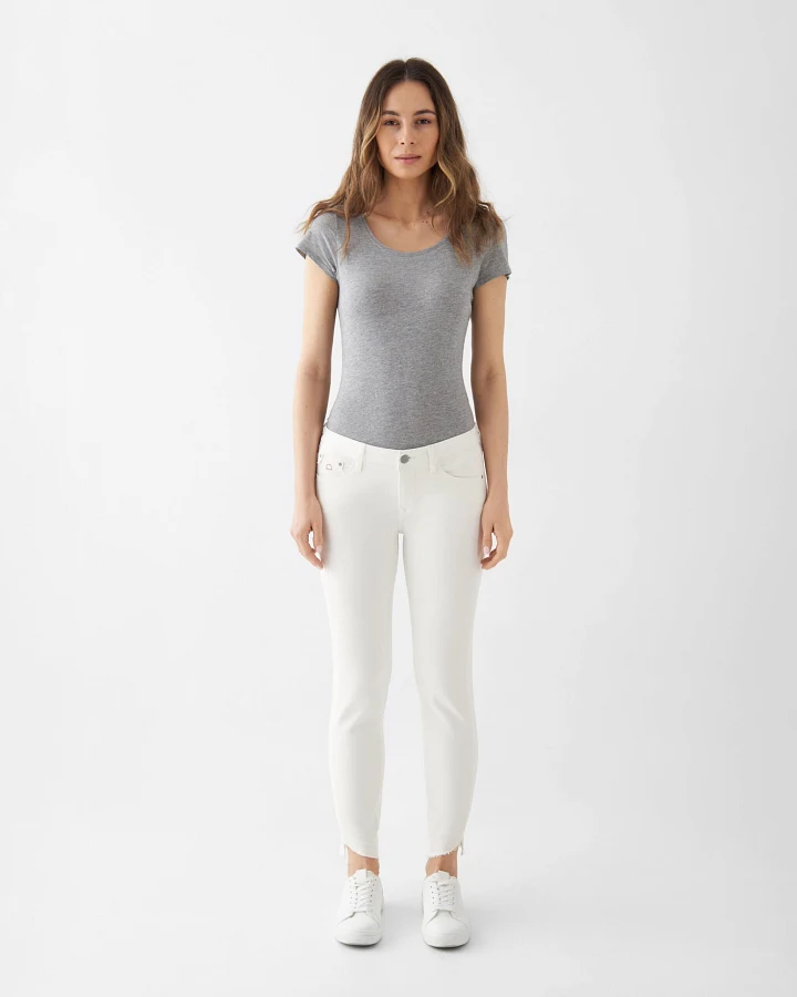 MID SUN Slim Comfortstretch - Design Details - White