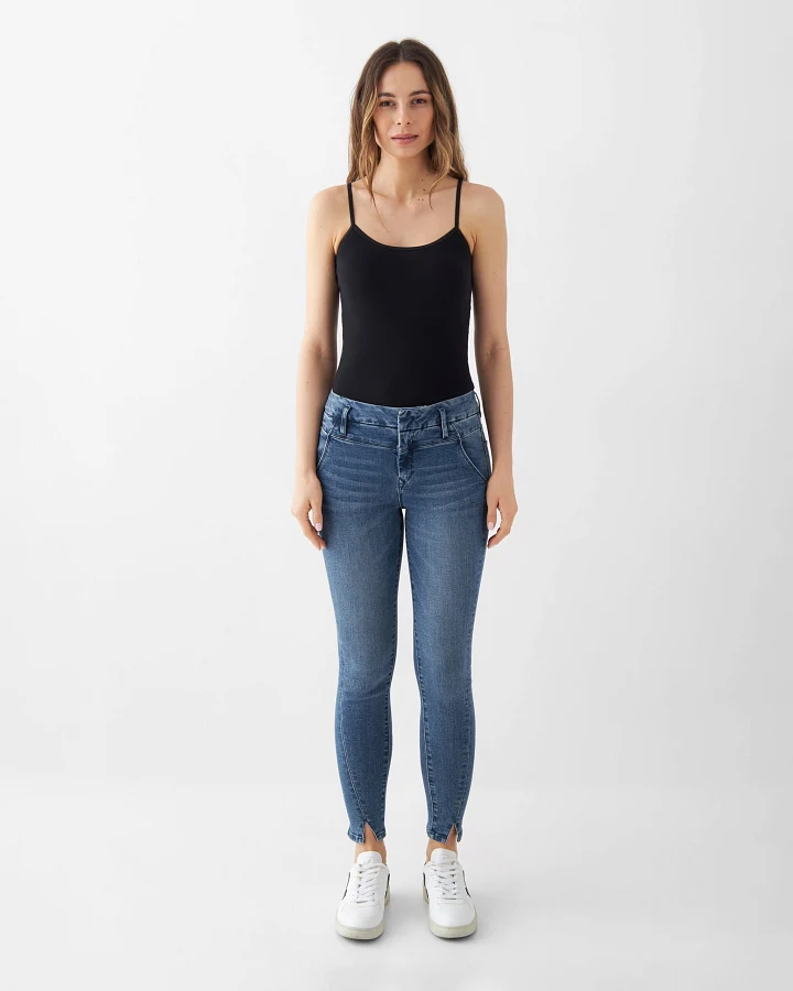 SUN UP Skinny Powerstretch - Design Details - Medium Blue