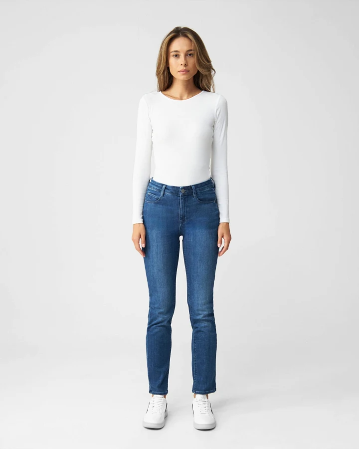 STELLAR Slim Comfortstretch - Classic - Medium Blue