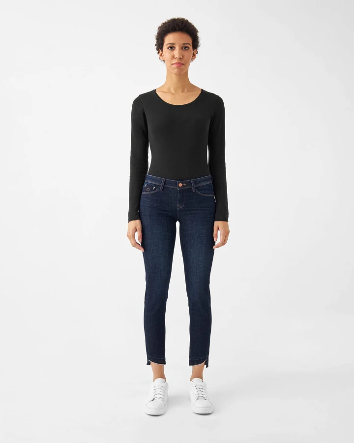MID SUN Slim Comfortstretch - Design Details - Dark Blue