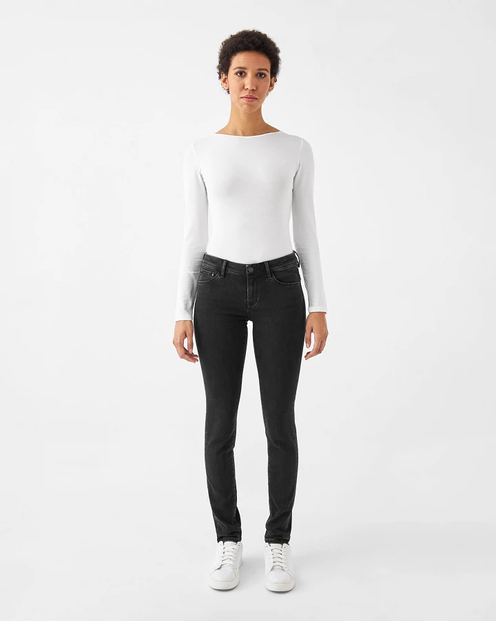 MID SUN Slim Comfortstretch - Basic - Black Denim