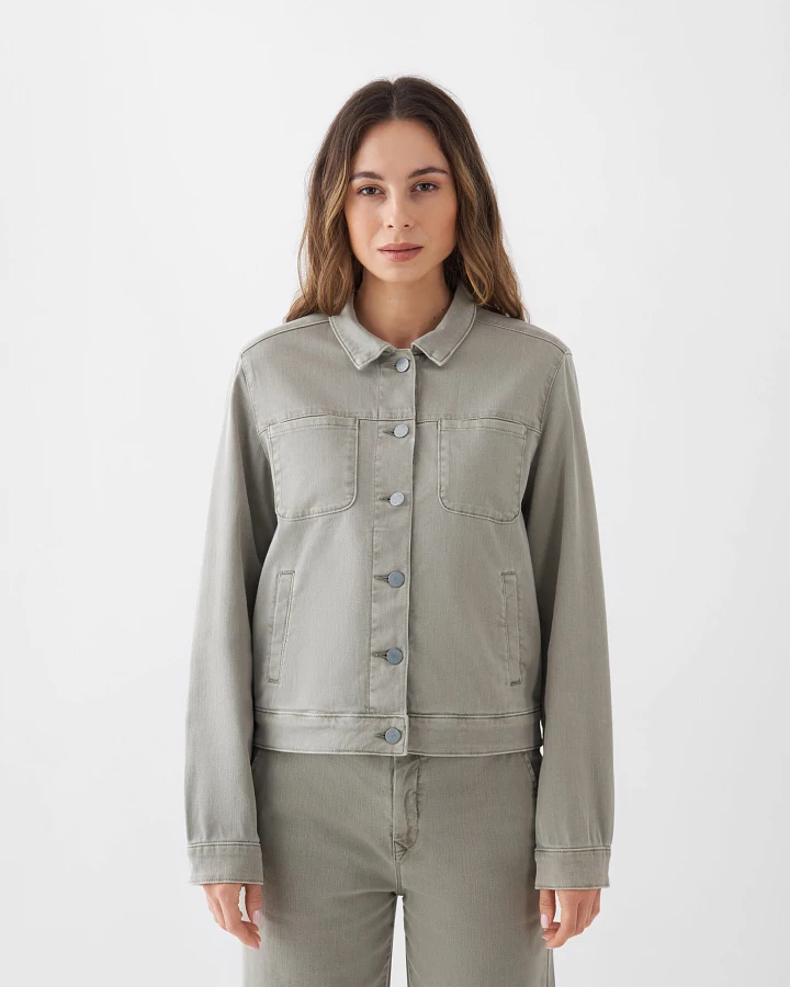 CALLISTO Jacket Soft Organic - Classic - Rock Olive