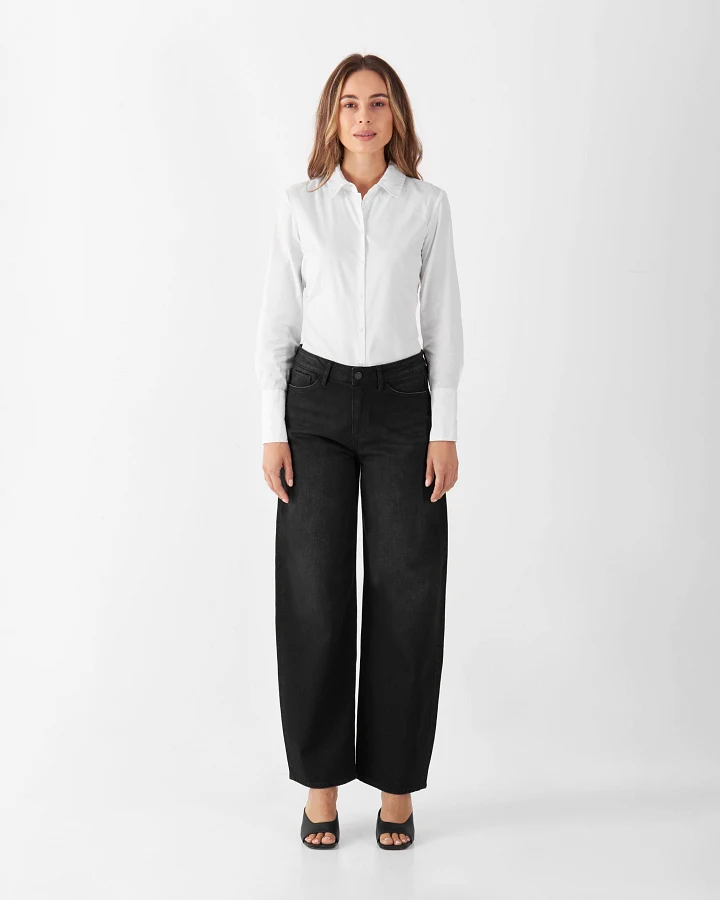 ASH Barrel Leg Minimal Stretch - Classic - Black Denim