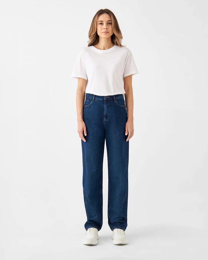 DAWN Wide Straight Non-Stretch - Minimal - Dark Blue