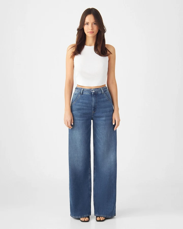 BLINK High Waist Wide - Vintage Blue