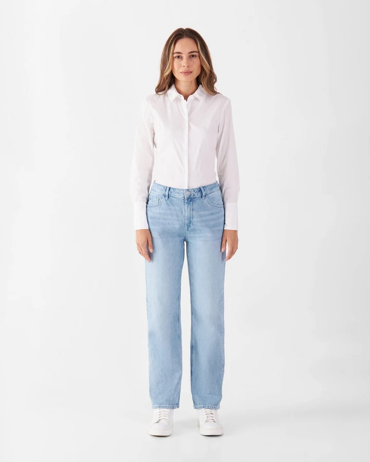 MORNING Slim Straight Minimal Stretch - Classic - Bright Blue