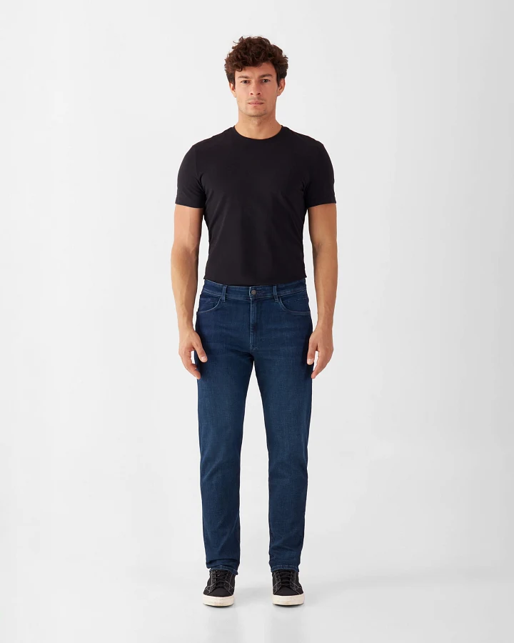 MORROW Soft Stretch - Slim - Dark Blue