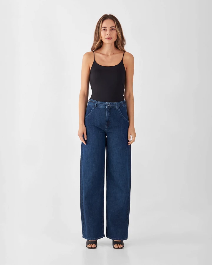 BLINK High Waist Wide - Dark Blue