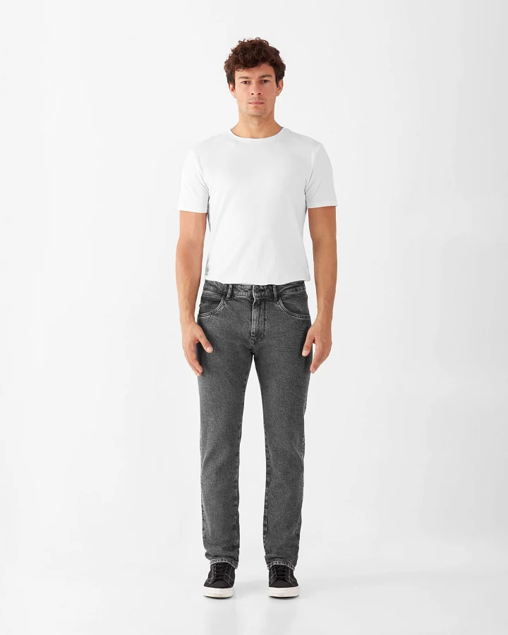 DUSK Regular Straight Minimal Stretch - Classic - Light Grey