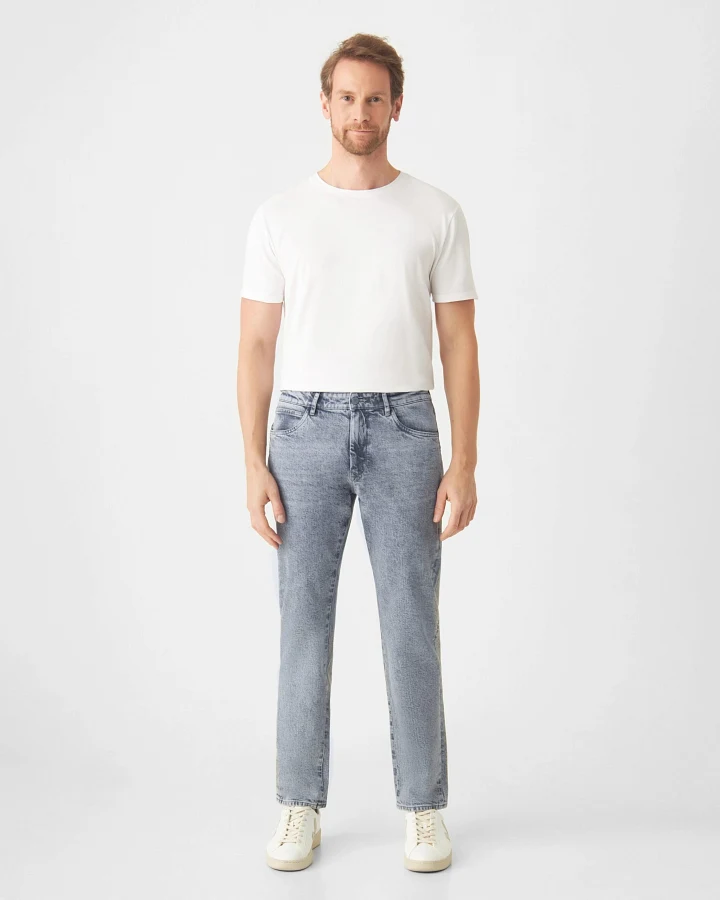DUSK Regular Straight Minimal Stretch - Classic - Special Light Grey